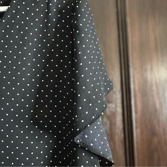 Philosophy Black and White Polka Dot Blouse - Picture 4 of 7